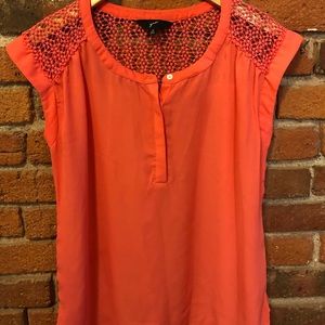 GNW like new hot pink sleeveless blouse